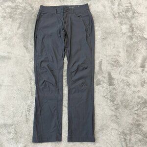 Prana Halle II Straight Leg Pants Women's 4 Regular Gray Hiking Outdoor Nylon